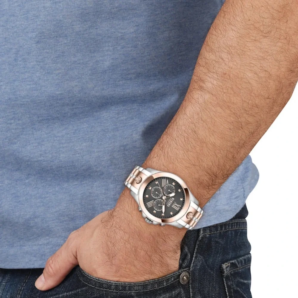 💯 - Authentic New VERSUS VERSACE Chrono Lion Bracelet Watch
